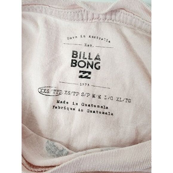 Billabong Girls Light Pink XXS T-Shirt - Picture 7 of 7